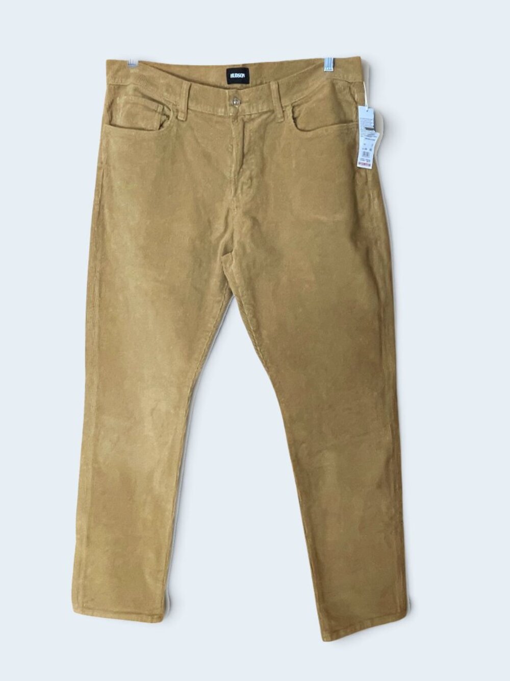 NWT‎ Hudson Jeans Men's Blake Straight Pants Corduroy 36x33 Elevated Basic Retro